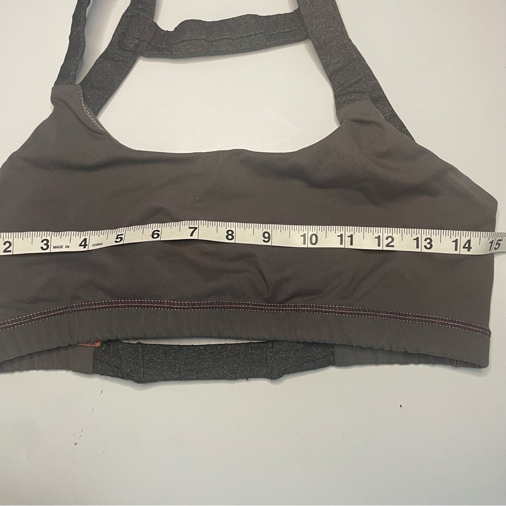 Savage Barbell Medium/Large Sports Bra Dyed Dark Gray PRELOVED - Picture 11 of 11